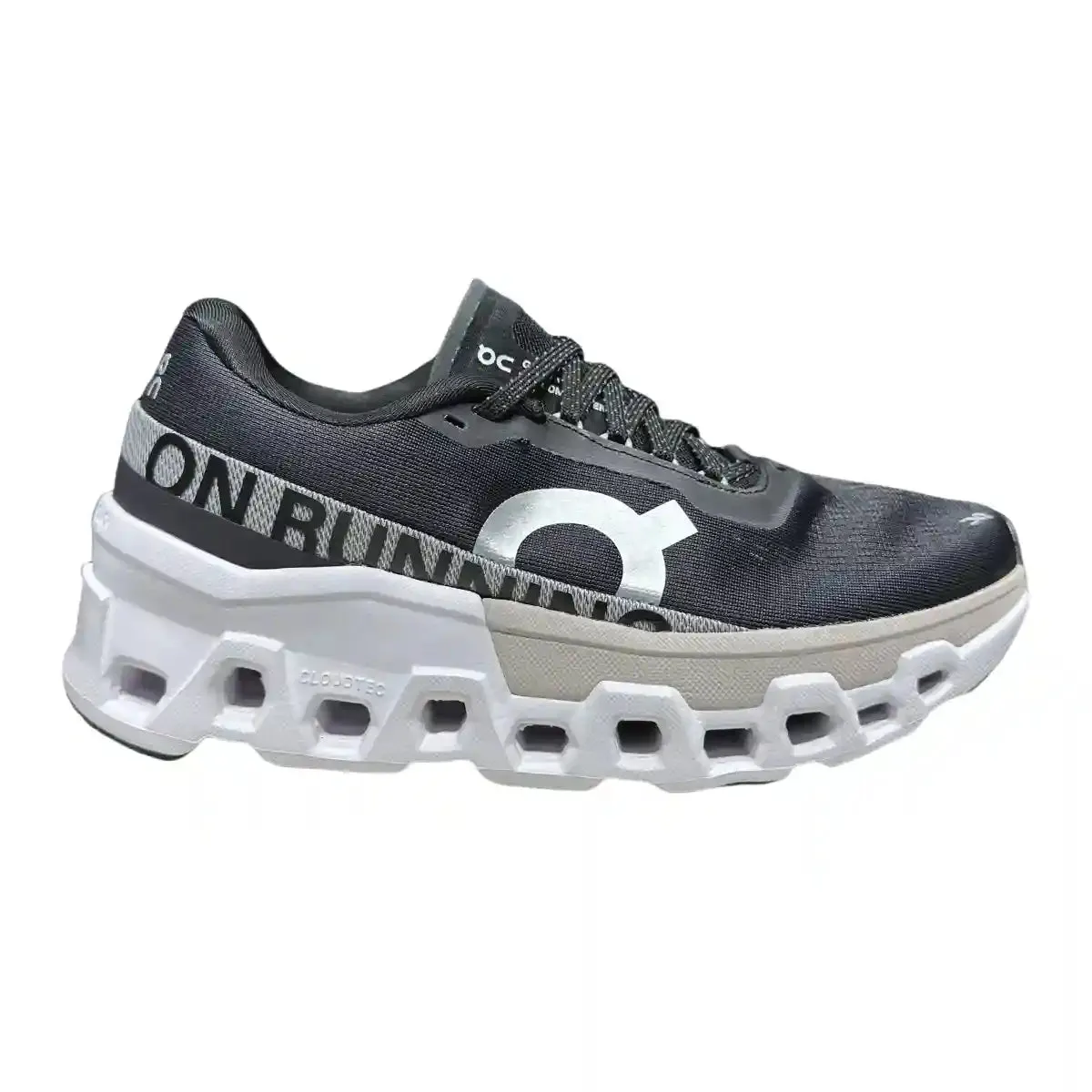 On Cloudmonster 2 Women's   Black/Mist White