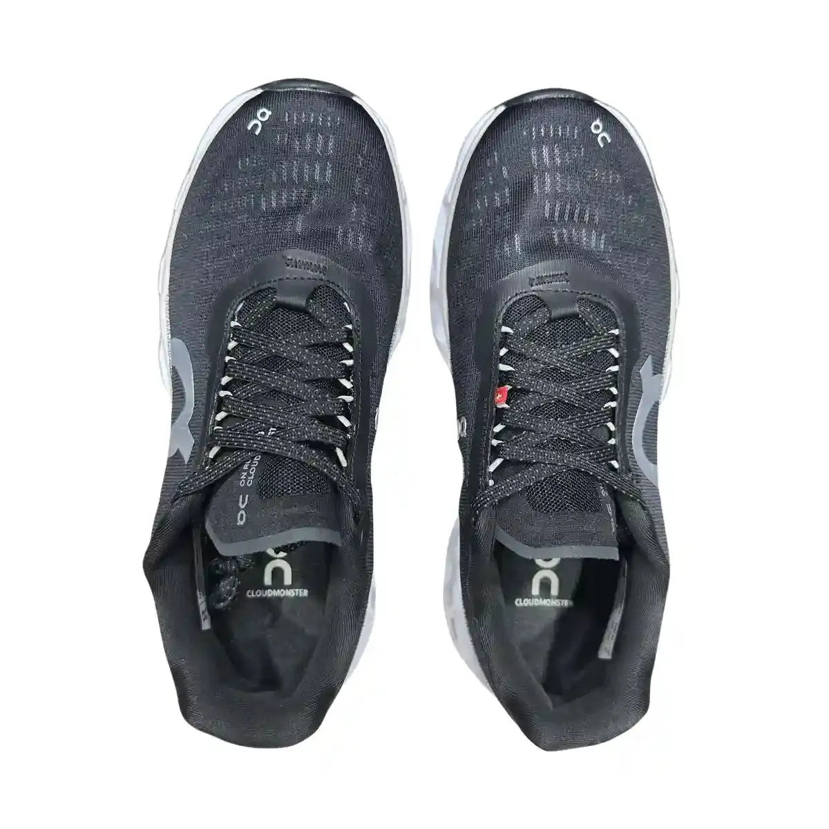 On Cloudmonster 2 Women's   Black/Mist White