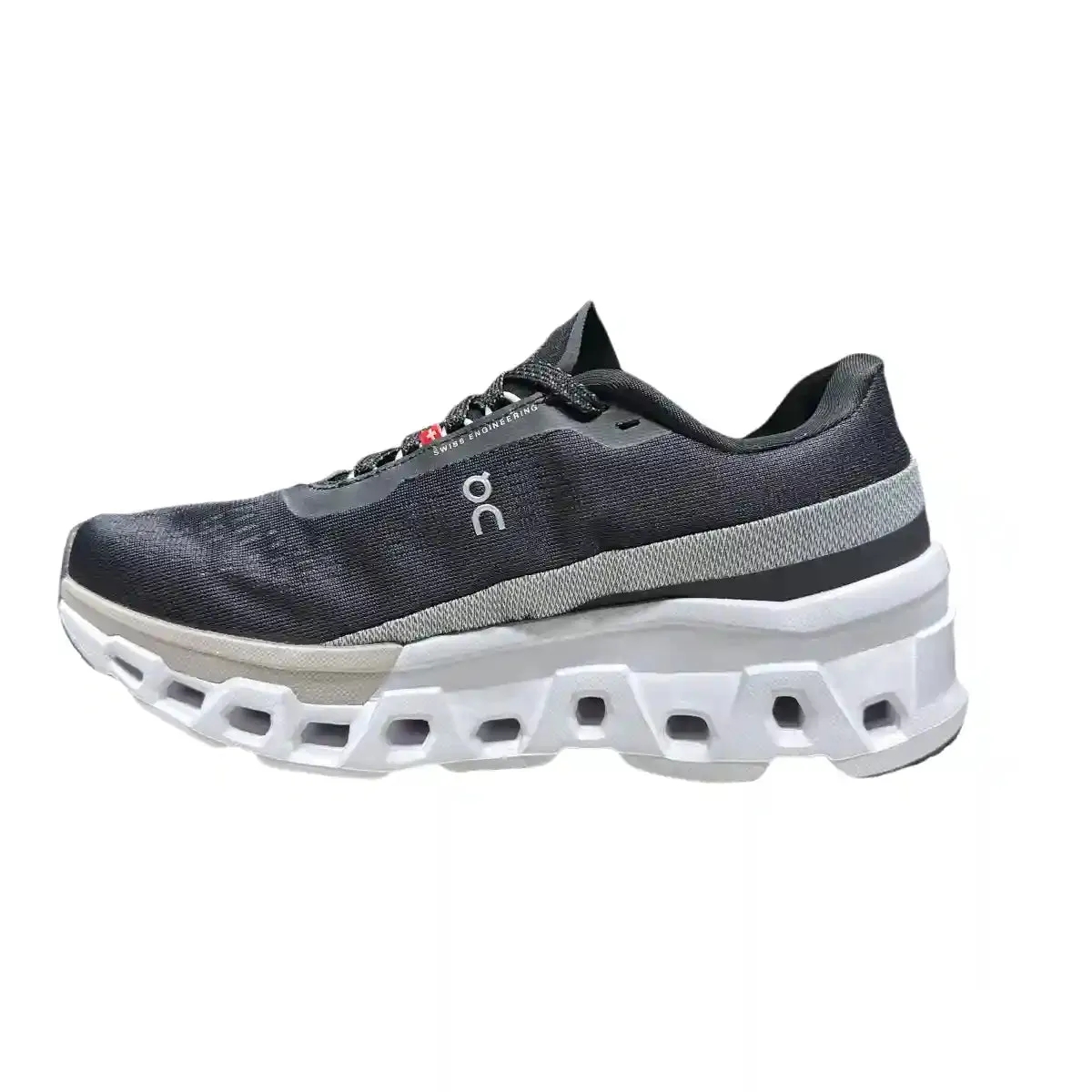 On Cloudmonster 2 Women's   Black/Mist White