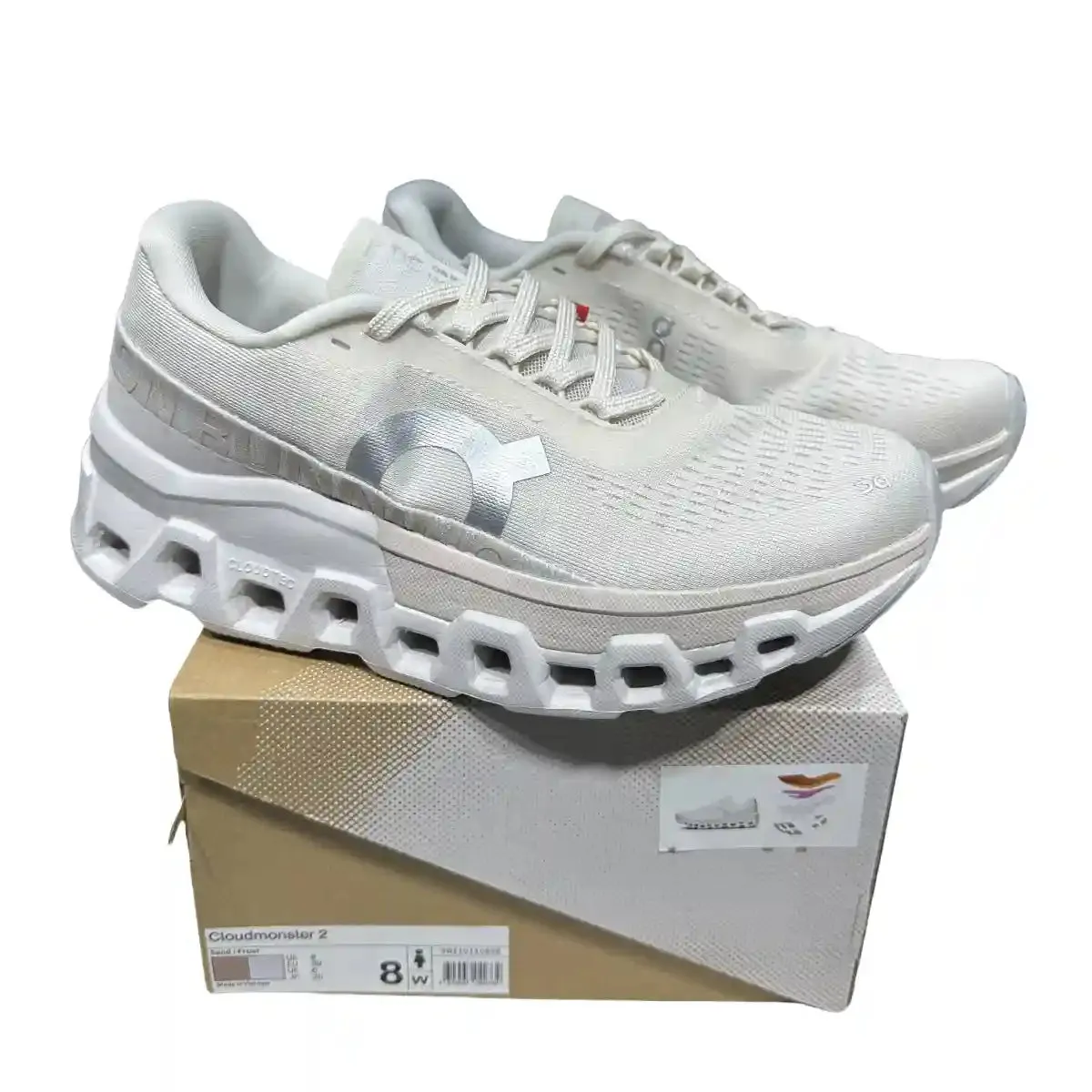 On Cloudmonster 2 Women's  Soft Mist White