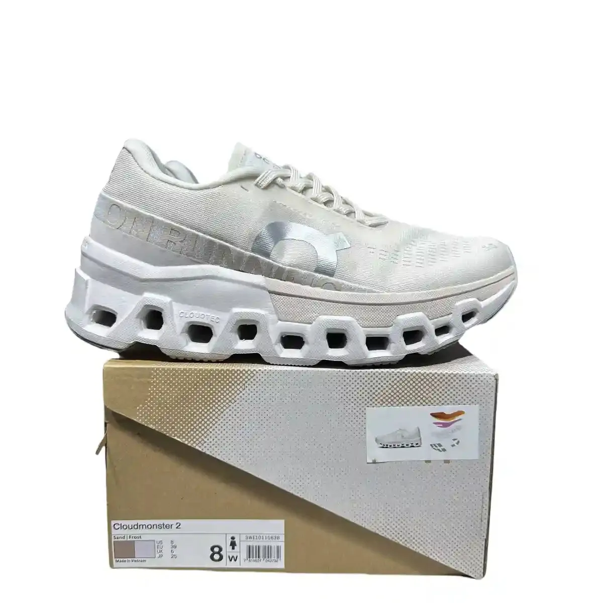 On Cloudmonster 2 Women's  Soft Mist White
