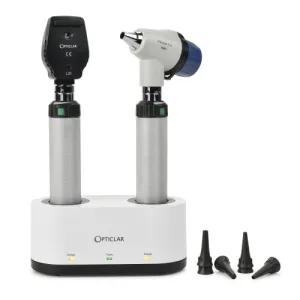 Opticlar - VScope 4.2x Diagnostic Set -  ADAPT Lithium Rechargeable, 2 Handles