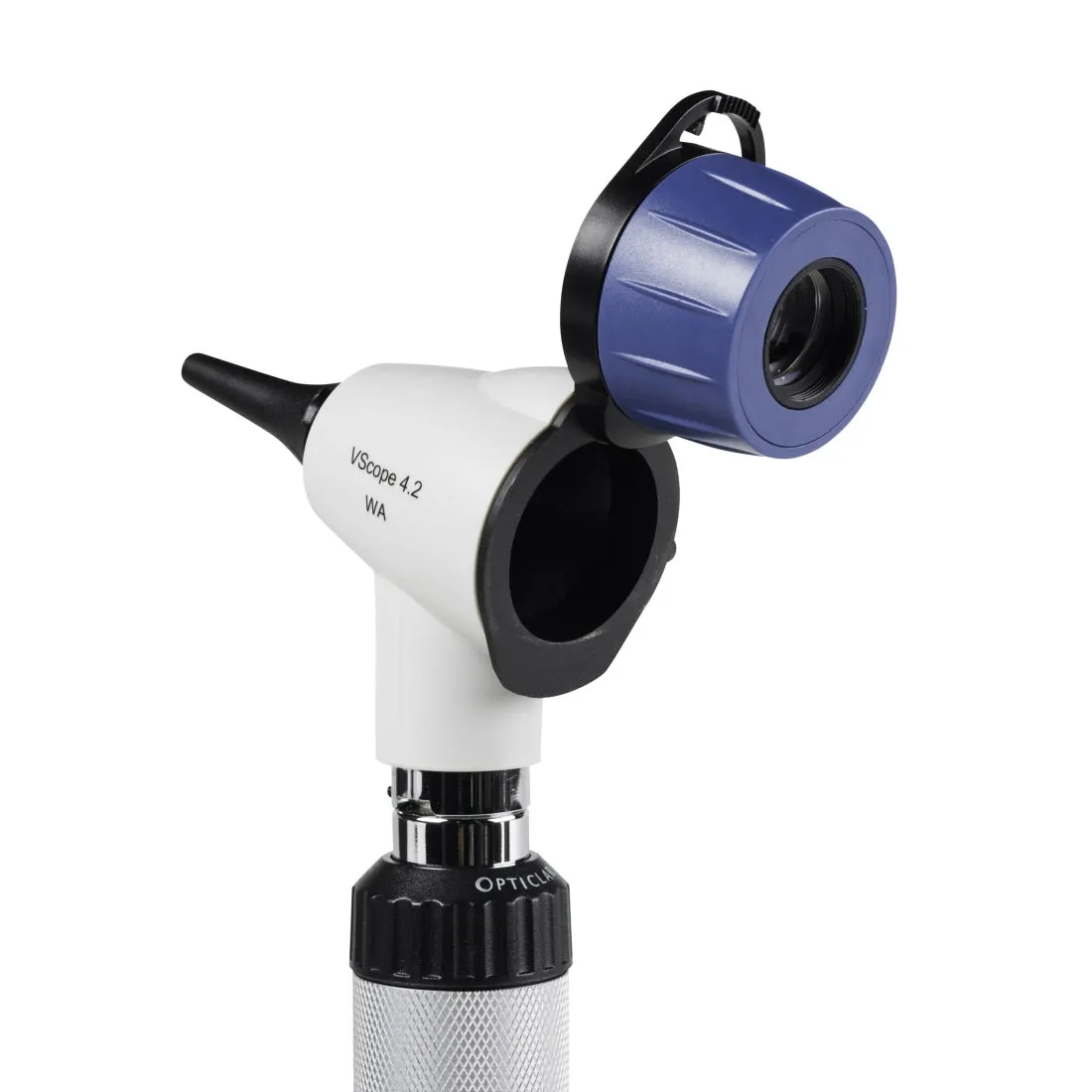 Opticlar - VScope 4.2x Diagnostic Set -  ADAPT Lithium Rechargeable, Desk Rechargeable, 1 Handle