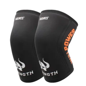 Pair of 7Mm Neoprene Knee Pads For Weightlifting & Crossfit Compression Support For Men & Women