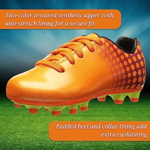 Palomar Firm Ground Soccer Cleats - Orange/Purple