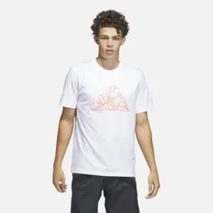 PASS ROCK BASKETBALL GRAPHIC TEE