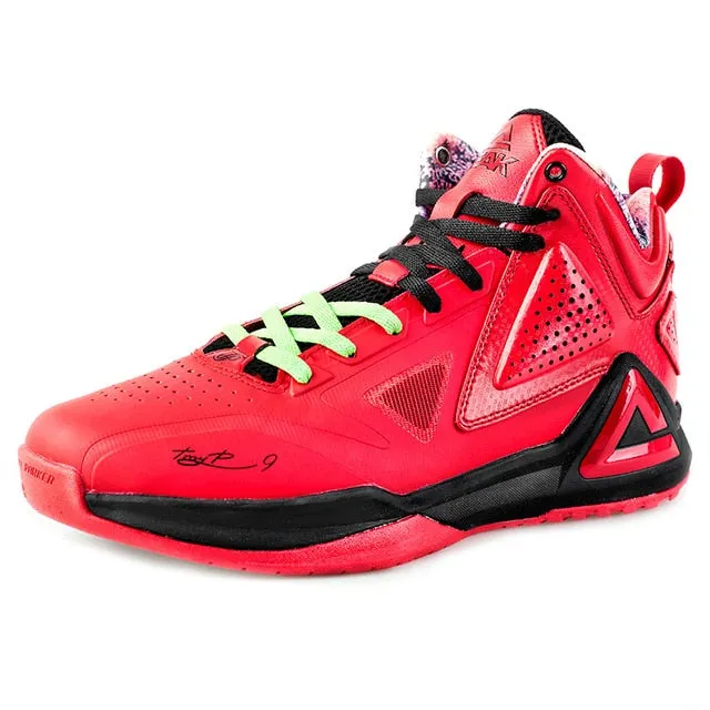 PEAK Basketball Shoes TONY PARKER I Men's Perfessional Responsive Cushioning Breahtable Upper Sport Flexible Non-slip Sneakers