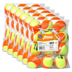 Penn QST 60 Orange/Yellow Felt Ball - 72 Ball Case