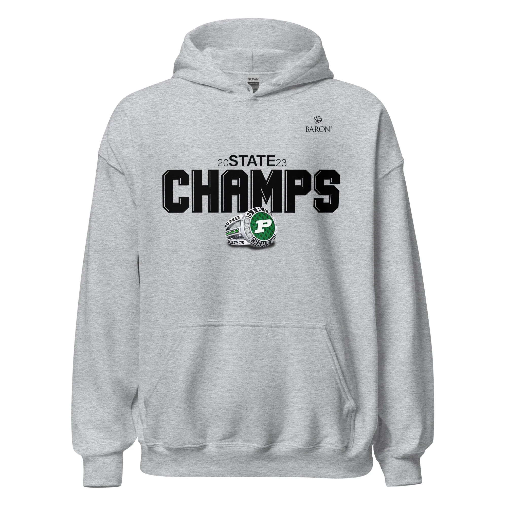 Pennridge Rams Soccer 2023 Championship Hoodie D1.1