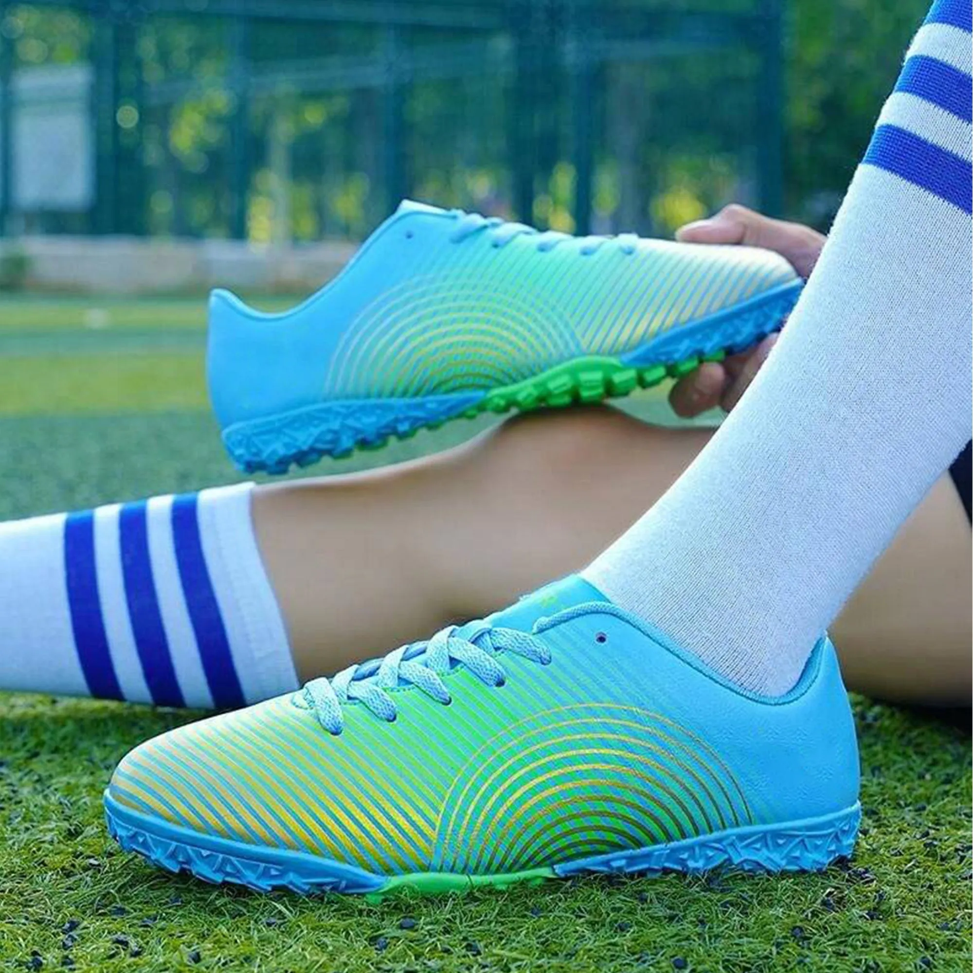 pibes boutique Men Turf Football Shoes Indoor Soccer Shoes