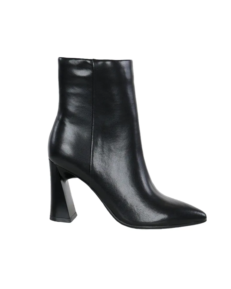 Pointed Block Heel Ankle Boot
