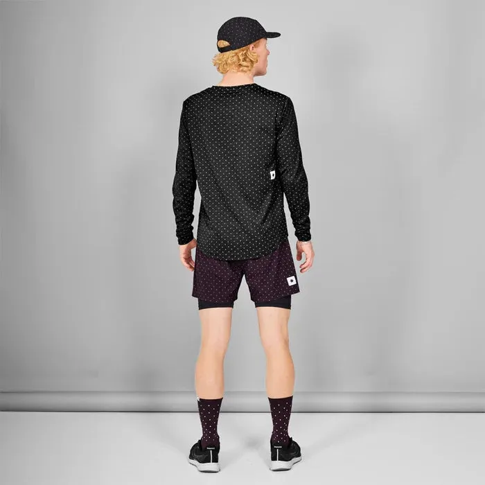 Polka Pace Long Sleeve | Reflective Black