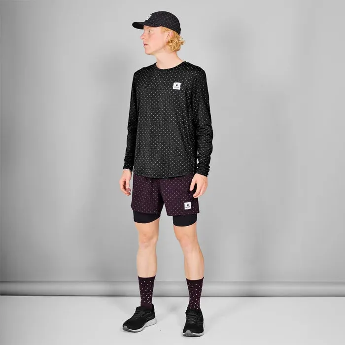 Polka Pace Long Sleeve | Reflective Black