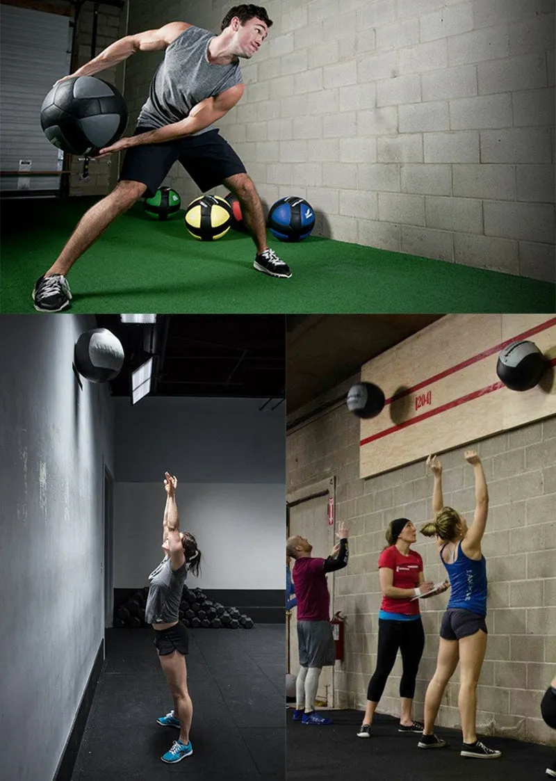 Premium Adjustable Medicine Wall Ball – Empty 2-12kg Core Training Ball for CrossFit, Gym, Strength, and Balance Exercises, Ideal for Throwing and Bouncing Workouts, Fillable with Sand or Fabrics