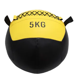 Premium Adjustable Medicine Wall Ball – Empty 2-12kg Core Training Ball for CrossFit, Gym, Strength, and Balance Exercises, Ideal for Throwing and Bouncing Workouts, Fillable with Sand or Fabrics