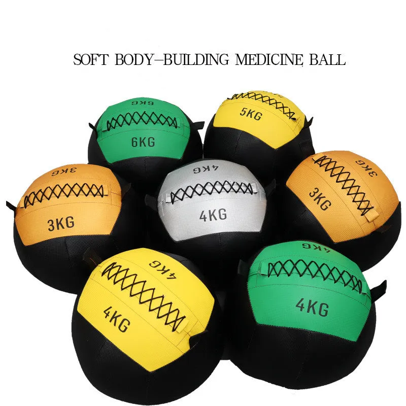 Premium Adjustable Medicine Wall Ball – Empty 2-12kg Core Training Ball for CrossFit, Gym, Strength, and Balance Exercises, Ideal for Throwing and Bouncing Workouts, Fillable with Sand or Fabrics