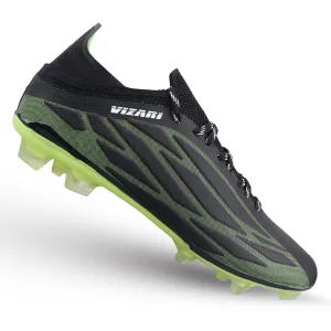 Provo Adult Firm Ground Soccer Cleats - Black/Lime