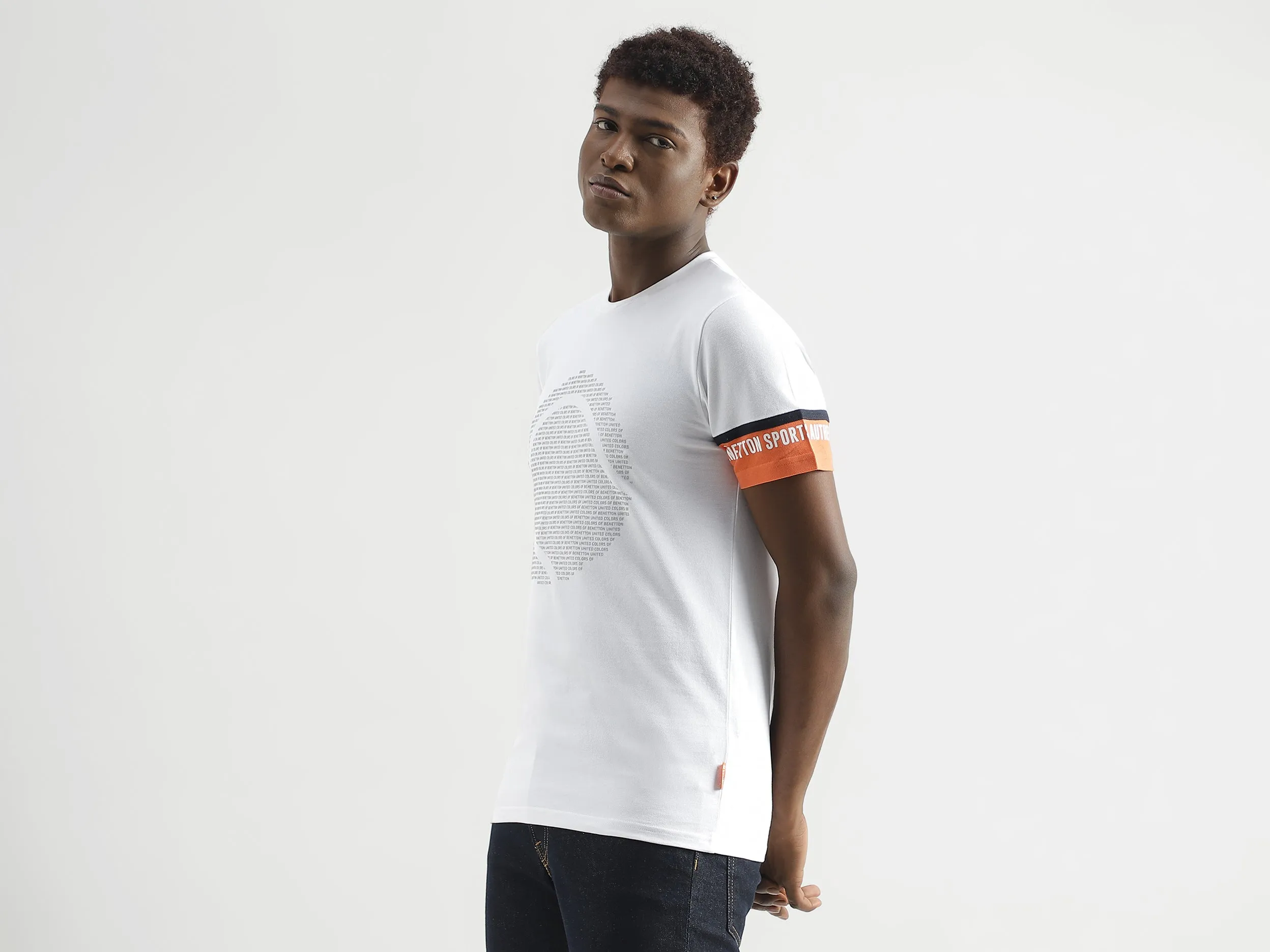 Regular-Fit Round Neck Solid T-Shirt