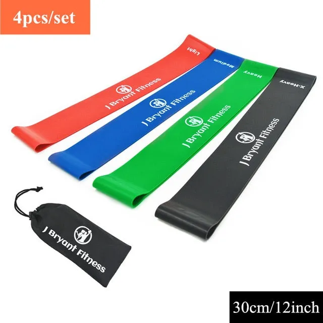Resistance Band Set 8 Levels Available Latex Gym Strength Training Rubber Loops Bands Fitness CrossFit  Equipment Free Shipping