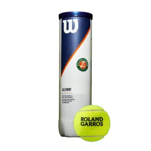 Roland Garros - All Court Tennis Ball (4 Ball Pack)