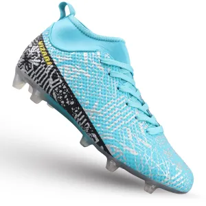 Saco Mid-Cut Adult Firm Ground Soccer Cleats - Mint/Black