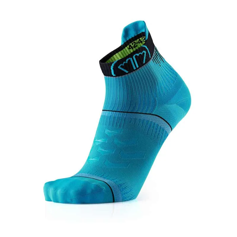 Sidas Run Ultra Turquoise & Black Running Socks