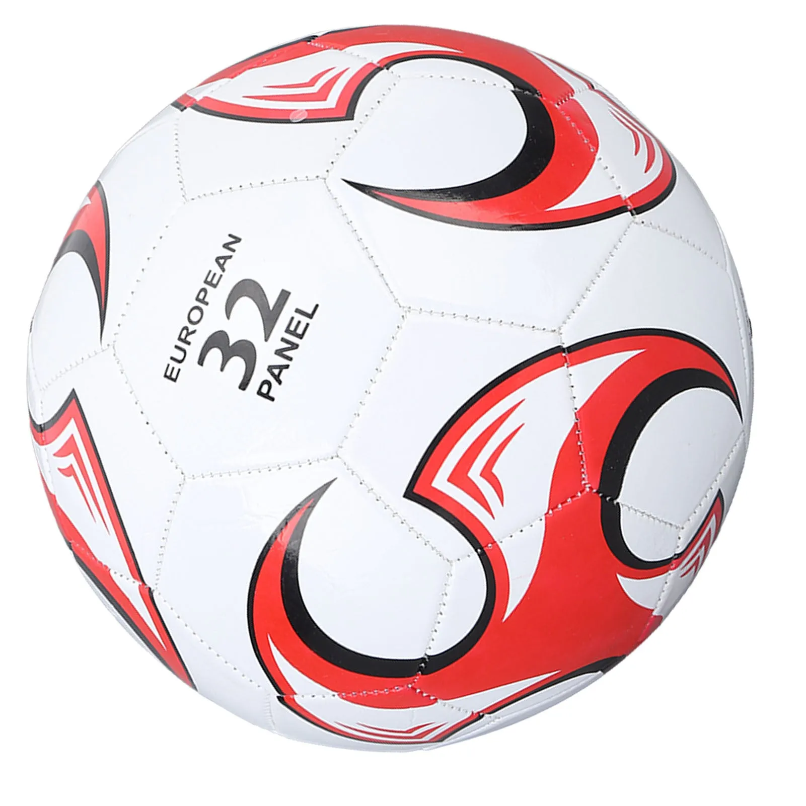 Size 5 Soccer Ball PVC for Competitions Training Exams Official Indoor Outdoor Play Red