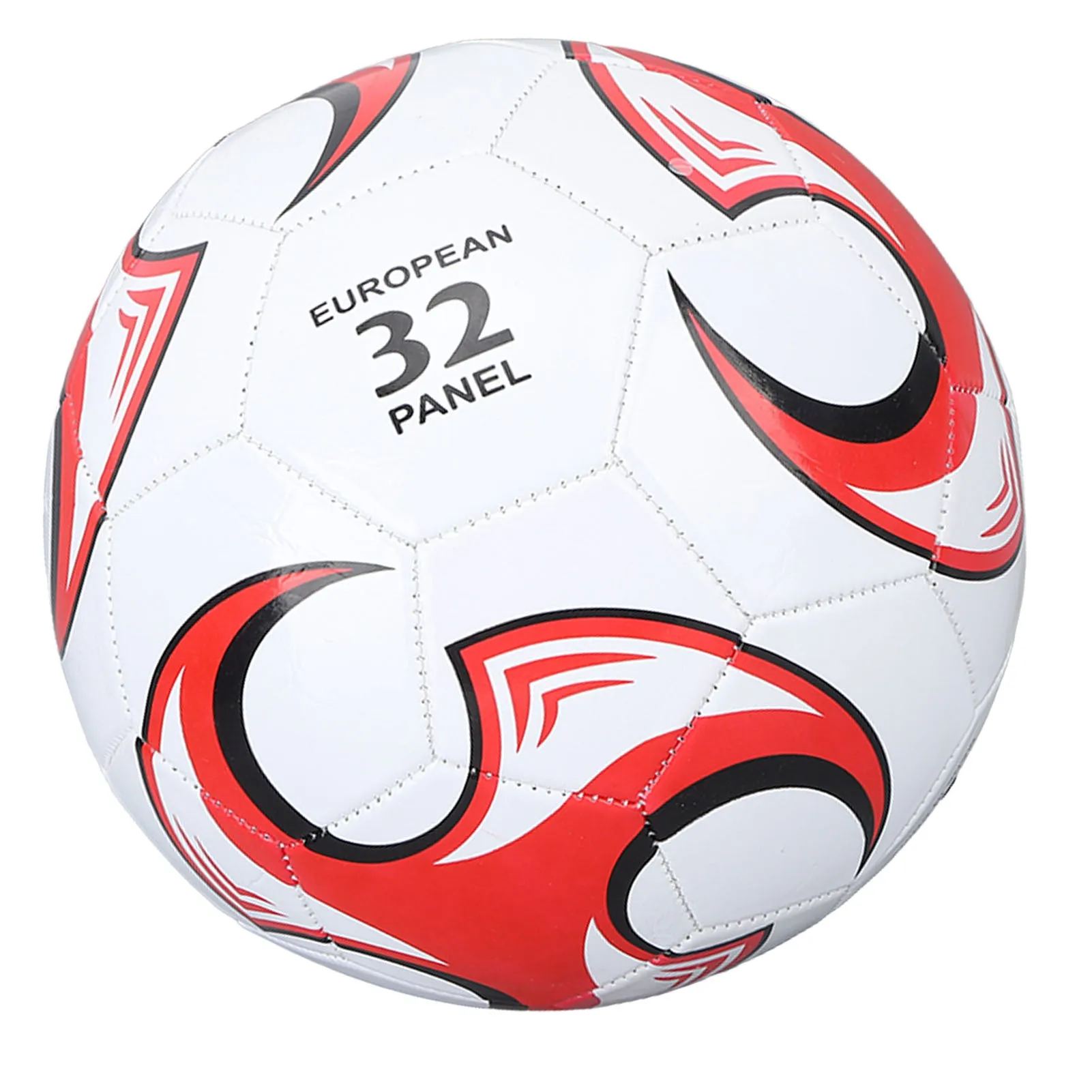 Size 5 Soccer Ball PVC for Competitions Training Exams Official Indoor Outdoor Play Red