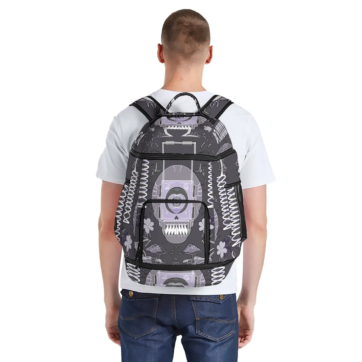 Skull Garden Multifunctional Backpack