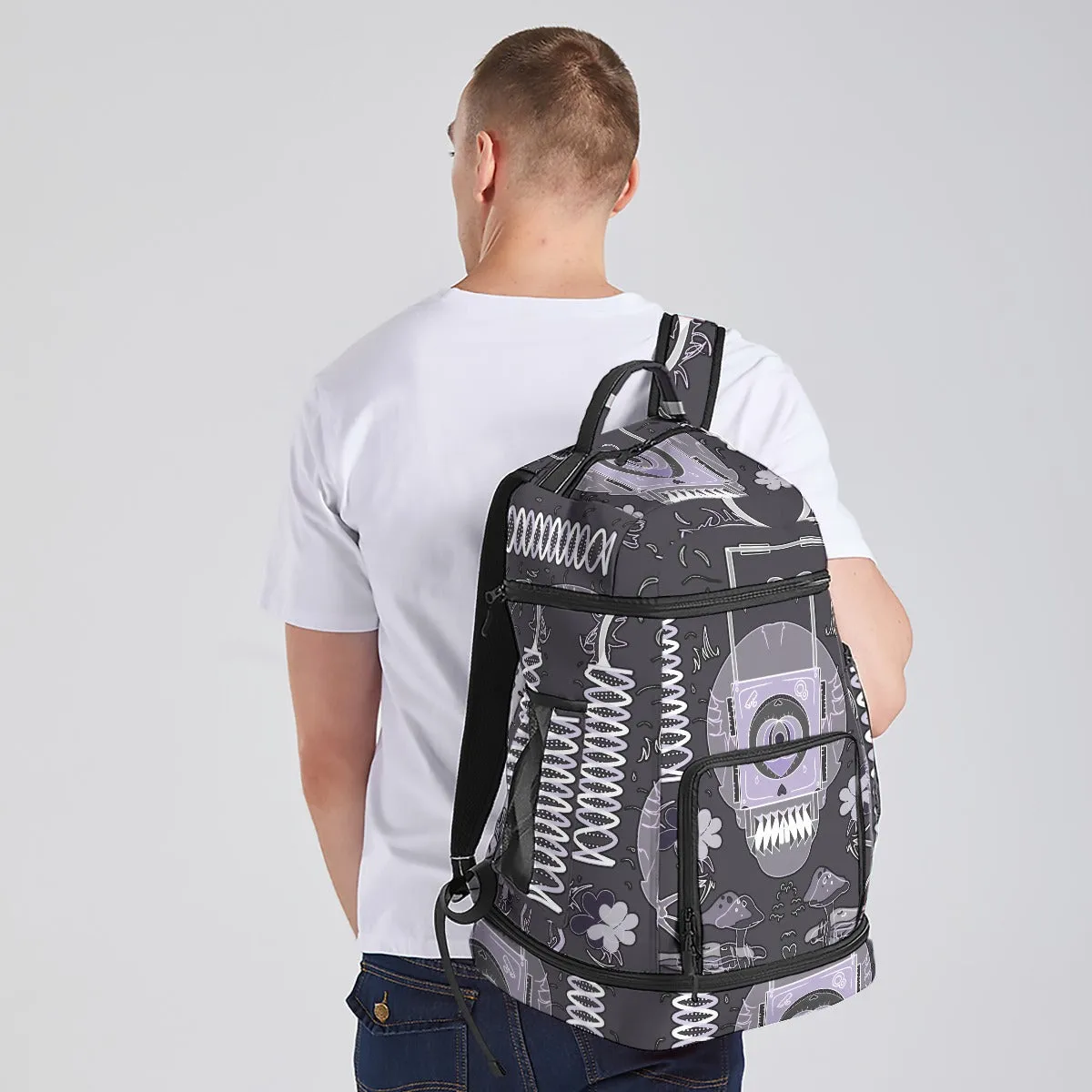 Skull Garden Multifunctional Backpack