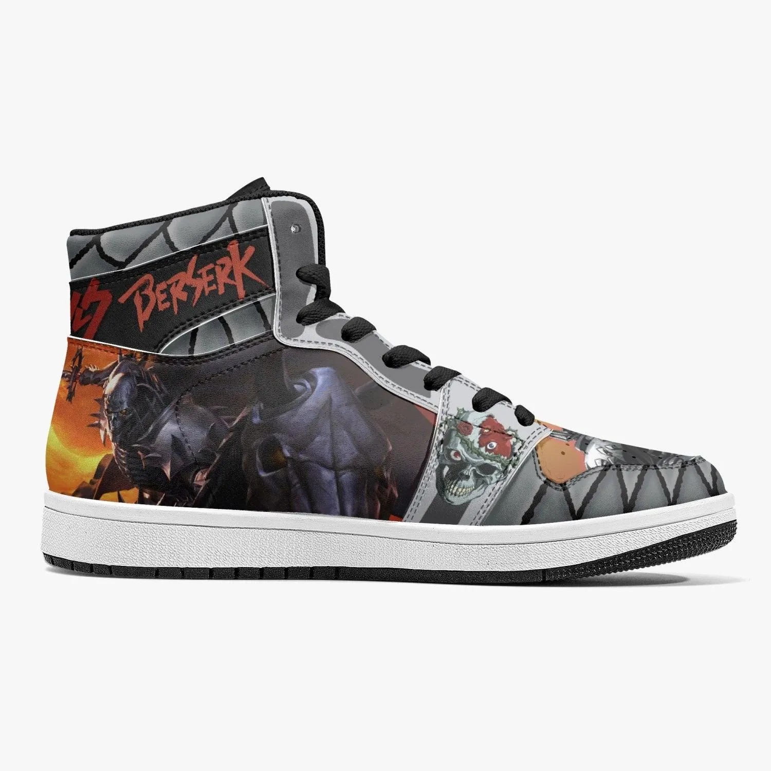 Skull Knight Beruseruku Mid 1 Basketball Shoes
