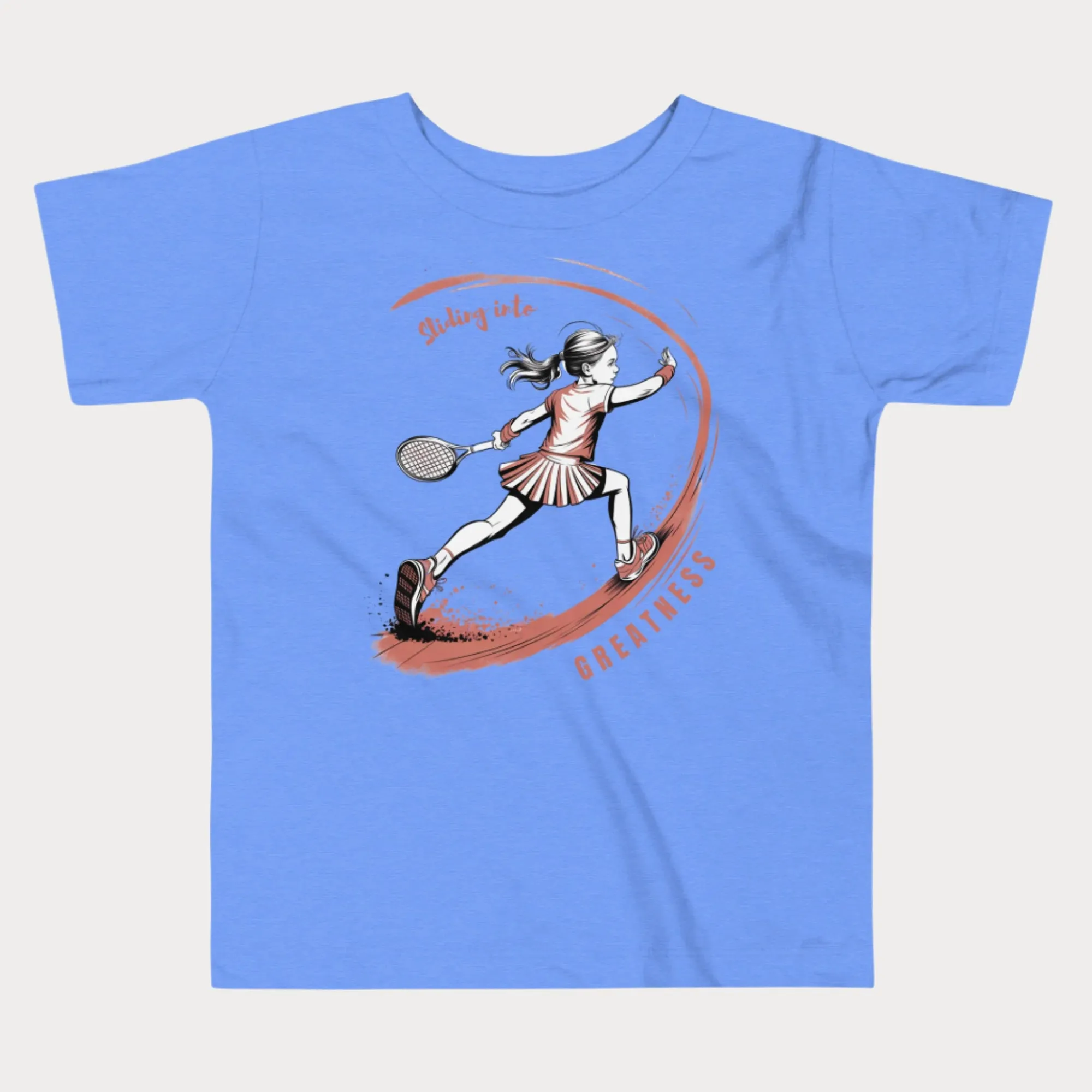Sliding into Greatness Clay Tennis T-Shirt - Toddler