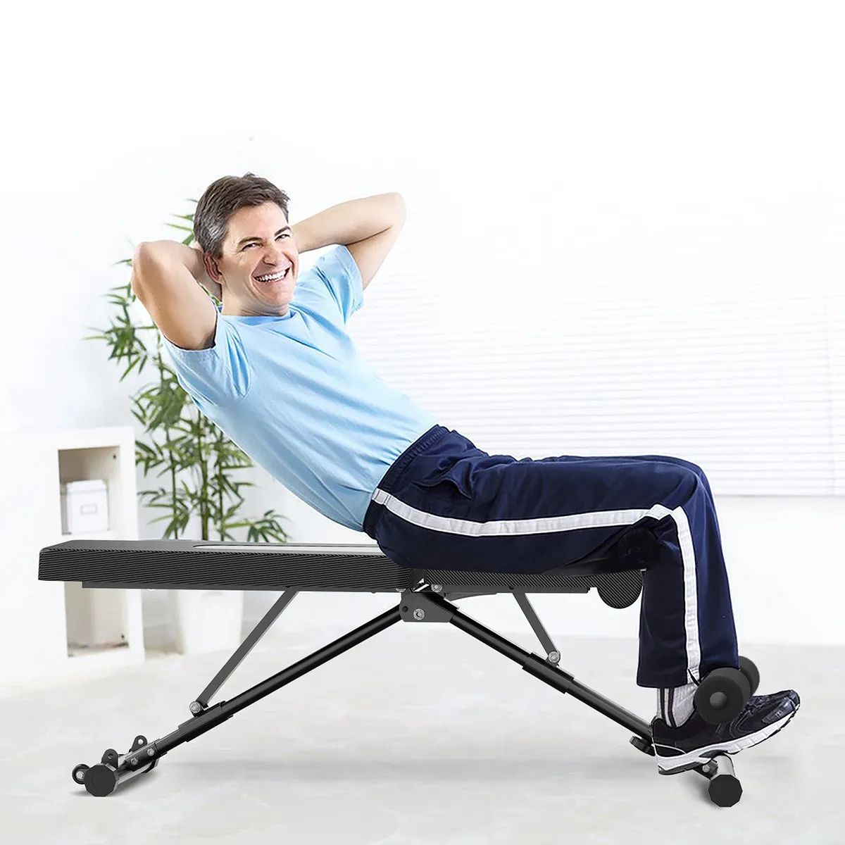 Strength Training Foldable Weight Bench for Full Body Workout