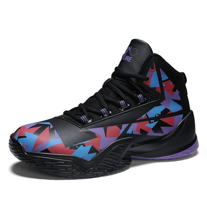 Summer Couple Basketball Shoes Men's Boots Korean Style Breathable