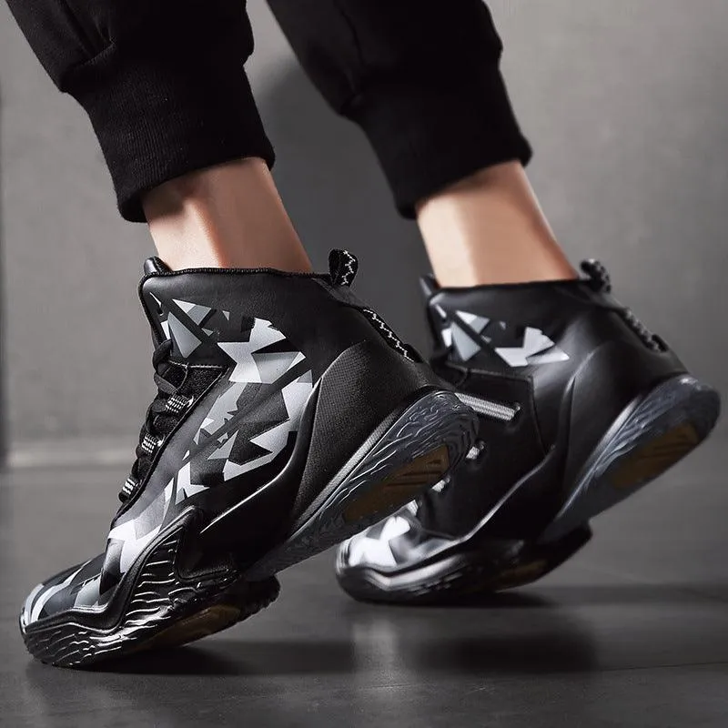 Summer Couple Basketball Shoes Men's Boots Korean Style Breathable