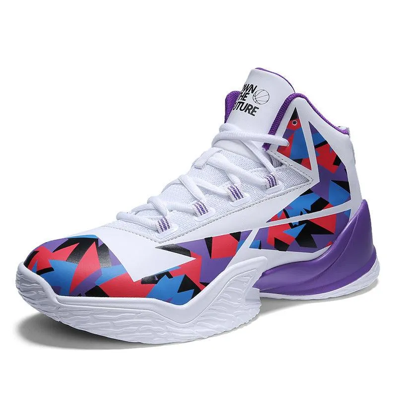 Summer Couple Basketball Shoes Men's Boots Korean Style Breathable