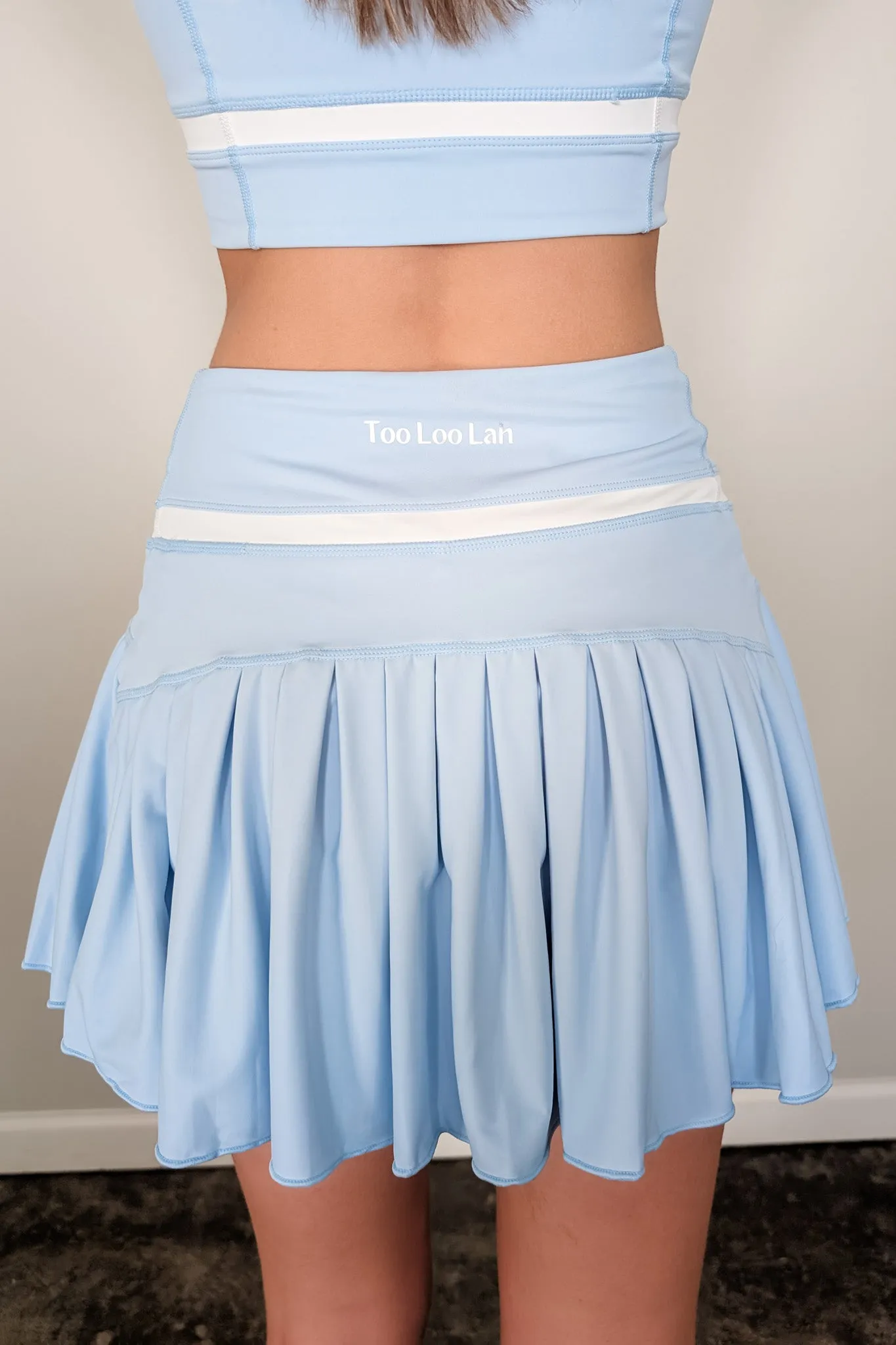 Swift Pleated Tennis Skort - Baby Blue