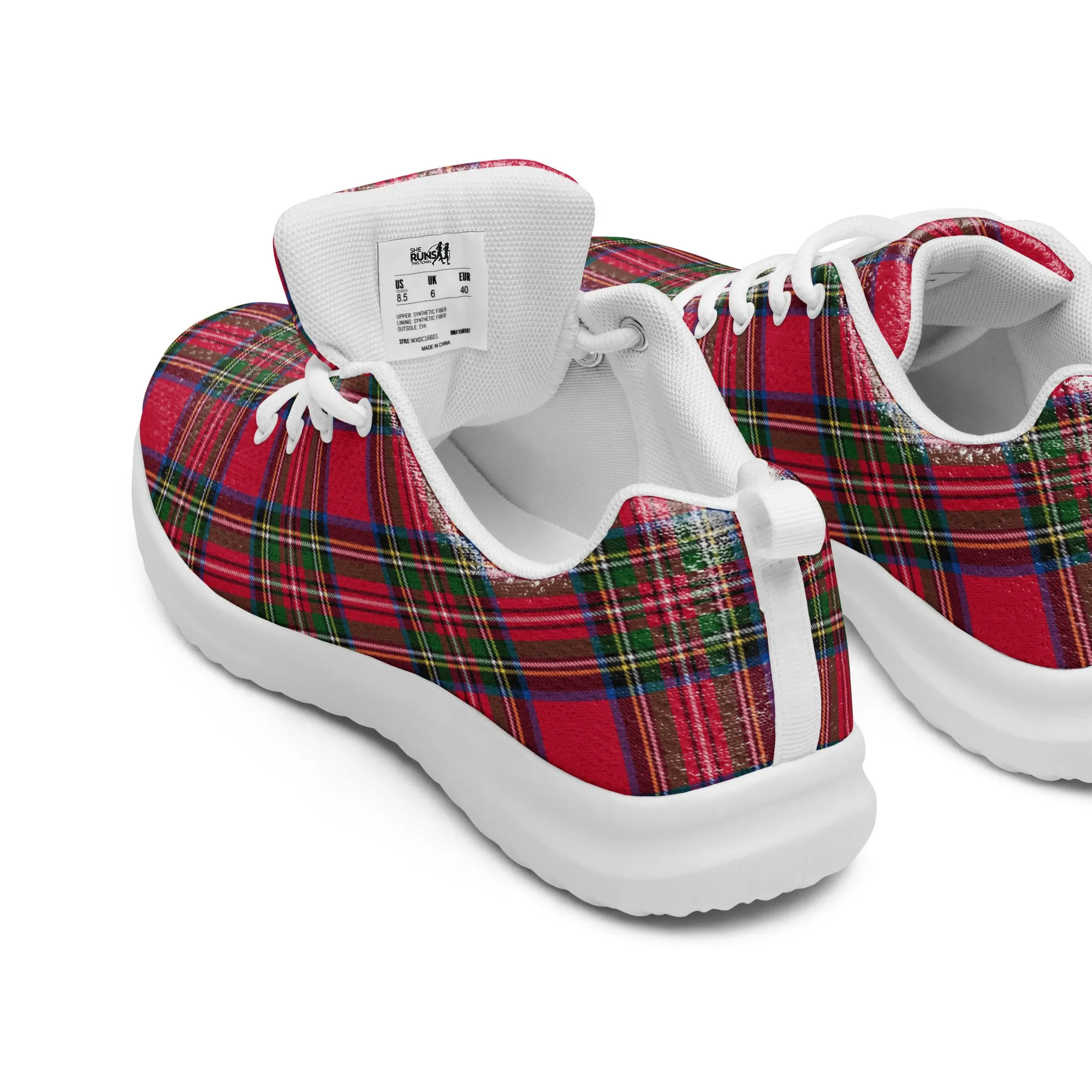 Tartan Triumph Women’s Athletic Shoes