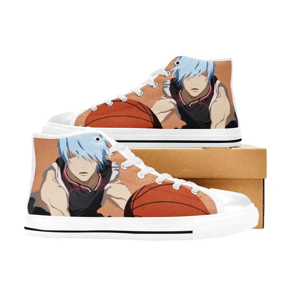Tetsuya Kuroko Basketball Shoes High Tops Sneakers for Kids and Adults