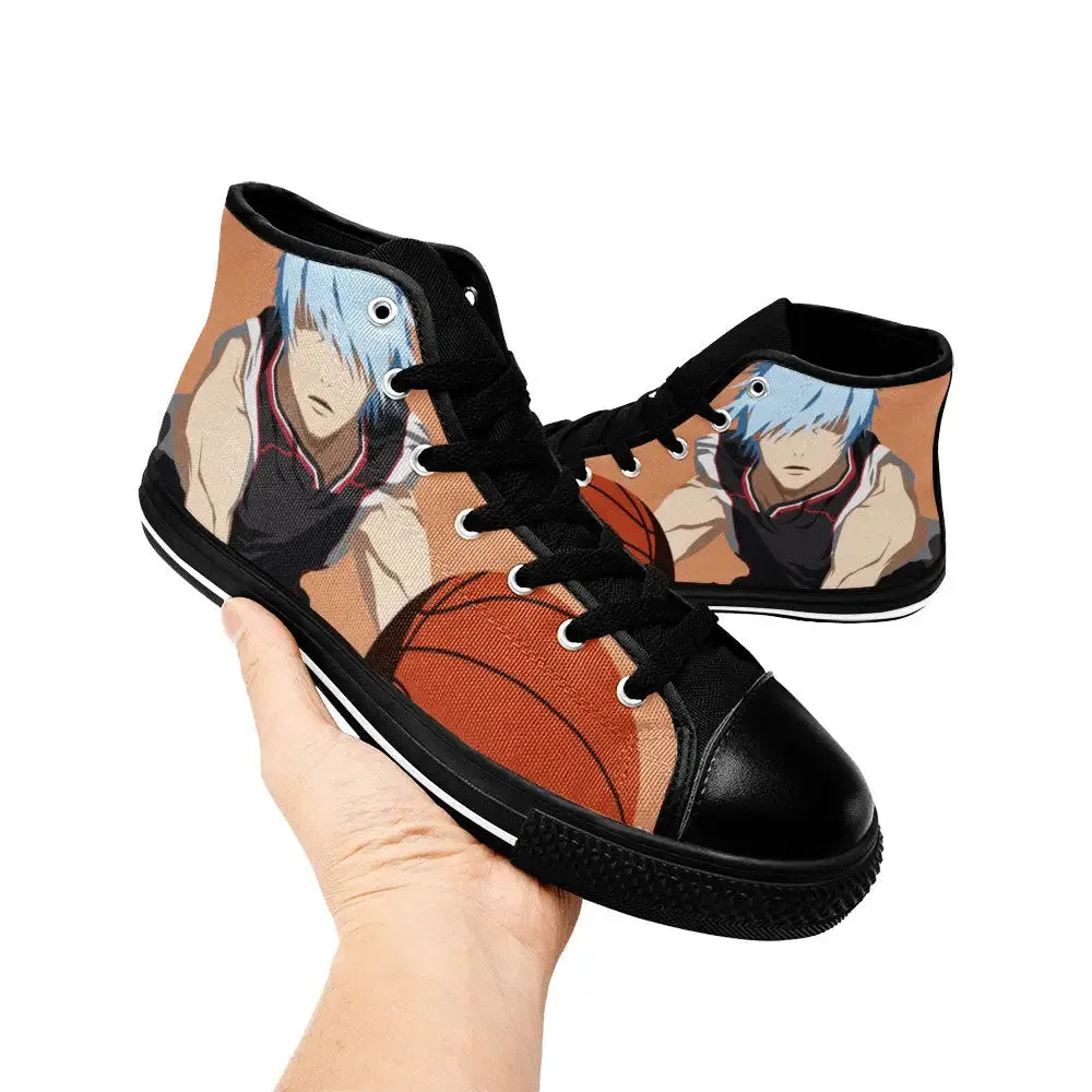 Tetsuya Kuroko Basketball Shoes High Tops Sneakers for Kids and Adults