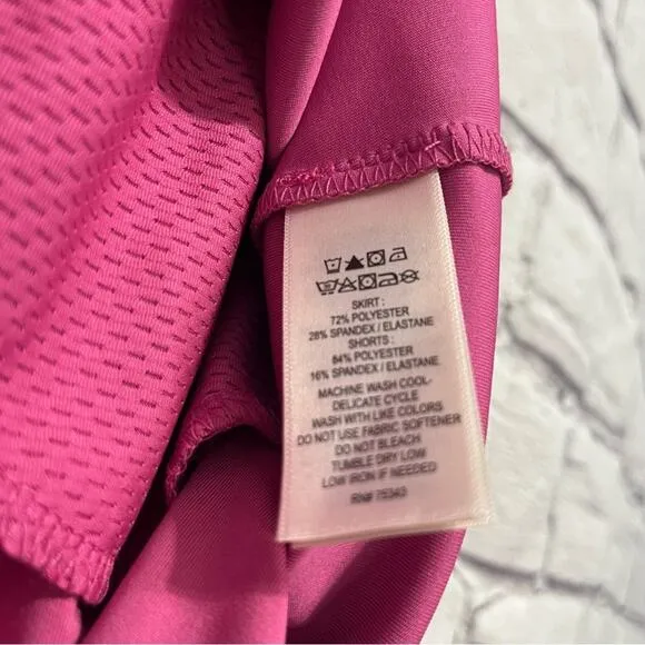 Tommy Bahama Golf Tennis Skirt Skort Pink Mauve Large