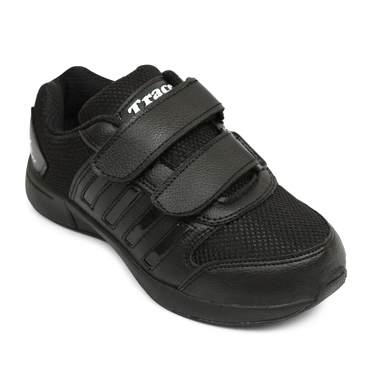 Tracer Tr-11 Unisex Lightweight School Shoes with Velcro Closure (8-13) - Black