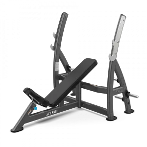 True XFW-7200 Incline Press Bench with Plate Holders