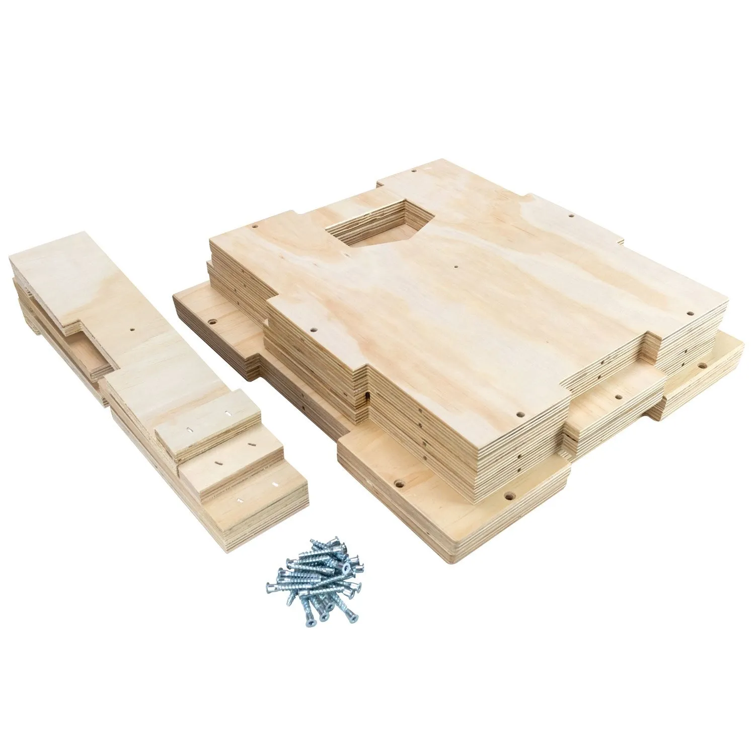 Ultra Fitness Gear 3 in 1 Wood Plyo Box for Jump, Crossfit, Plyometrics. Sizes: 30/24/20, 24/20/16, 20/18/16, or 16/14/12