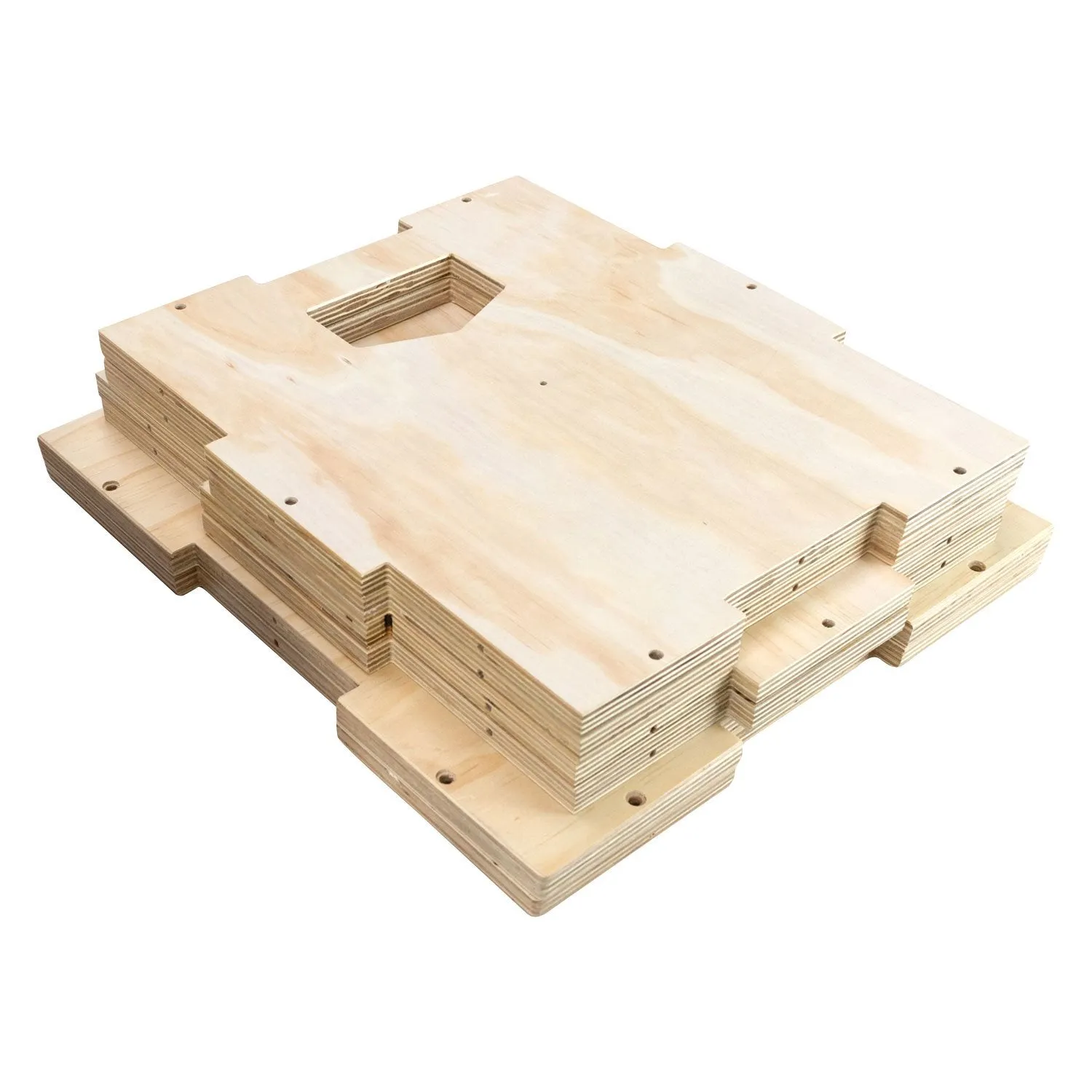 Ultra Fitness Gear 3 in 1 Wood Plyo Box for Jump, Crossfit, Plyometrics. Sizes: 30/24/20, 24/20/16, 20/18/16, or 16/14/12
