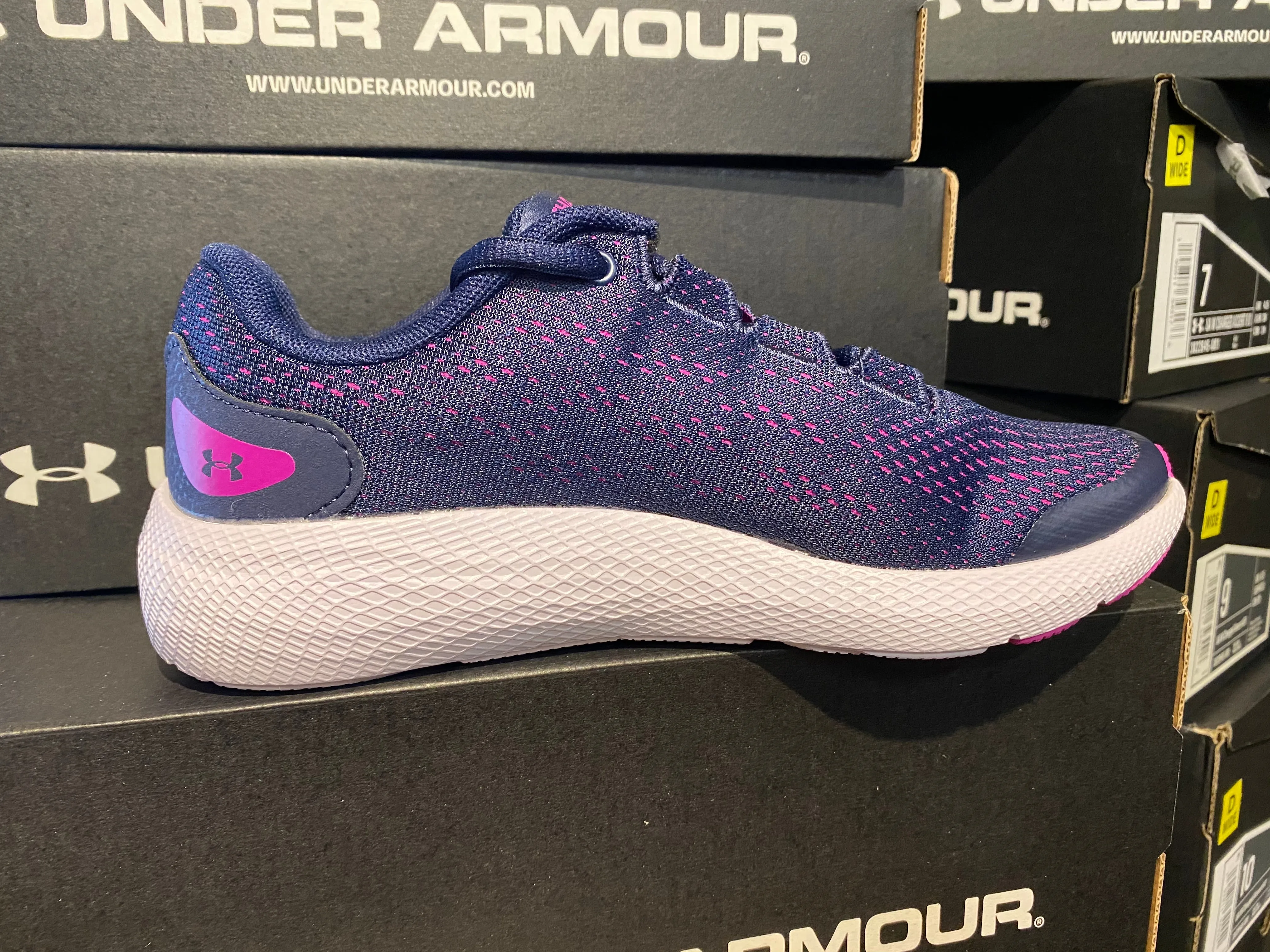 Under Armour Girls UA GS Charged Pursuit 2 Running Shoes
