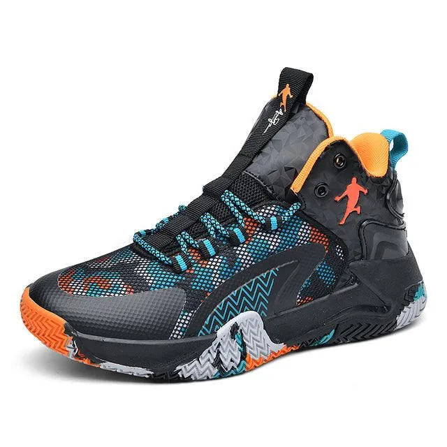 Unisex Basketball Shoes Golden Basketball Shoe Anti-skid Shoes