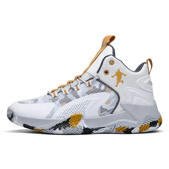 Unisex Basketball Shoes Golden Basketball Shoe Anti-skid Shoes