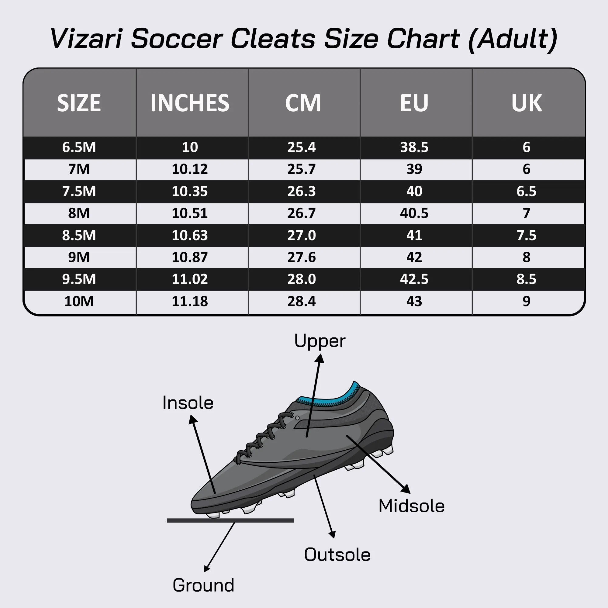 Valencia Firm Ground Soccer Cleats - Black/White