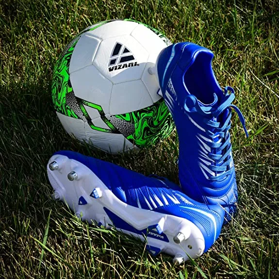 Valencia Soft Ground Soccer Shoes -Royal Blue